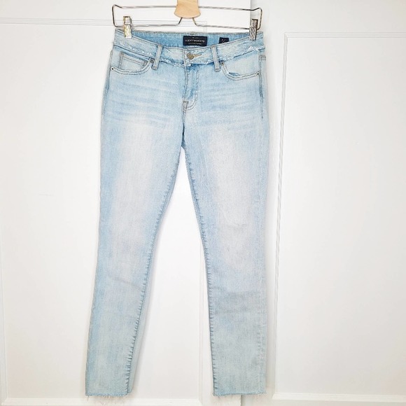 Lucky Brand Lolita Skinny Frayed Los Altos Jeans - Picture 4 of 7